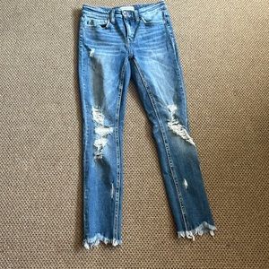 Flying monkey women’s size 25 skinny ripped jeans